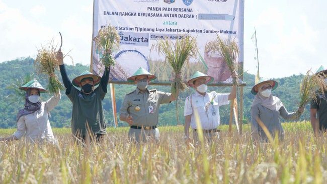 Headline Nasional | Gubernur Anies Hadiri  Panen Bersama di Kabupaten Cilacap