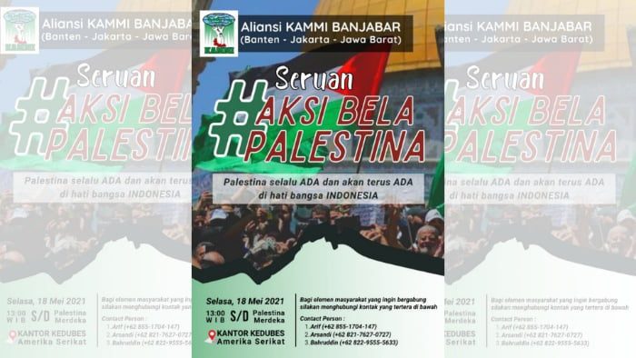 Headline Nasional | Bela Palestina, Aliansi Pemuda Indonesia Siap Geruduk Kedubes AS