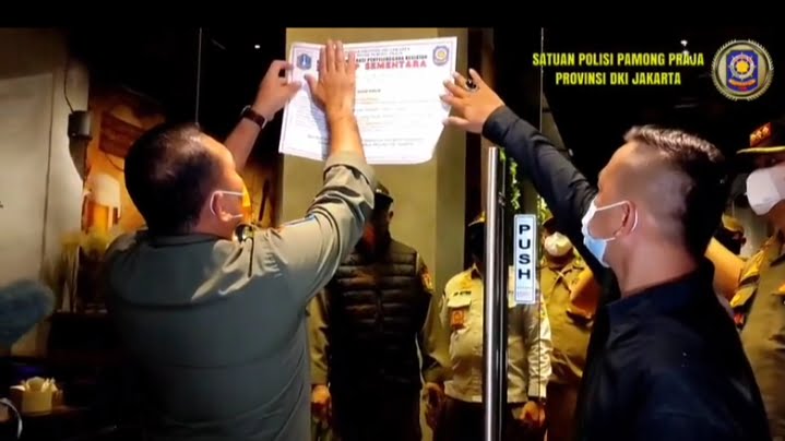 Headline Jakarta | Langgar PPKM Mikro, Restoran di PIK Ditutup Satpol PP DKI Jakarta