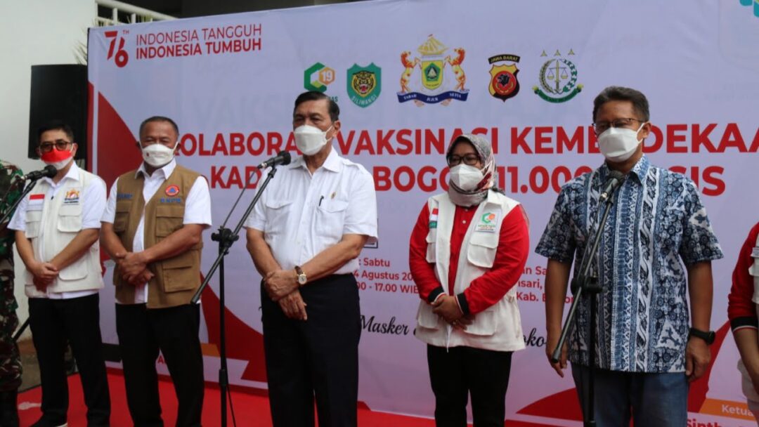 Headline Bogor | Menko Marves Minta Pemkab Bogor Tingkatkan Target Vaksinasi