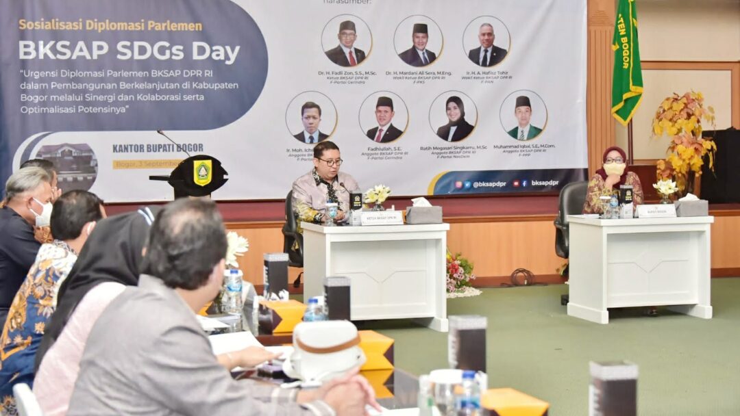 Headline Bogor | Bupati Bogor Sampaikan 17 Tujuan SDG’s di RPJMD Kepada BKSAP DPR RI