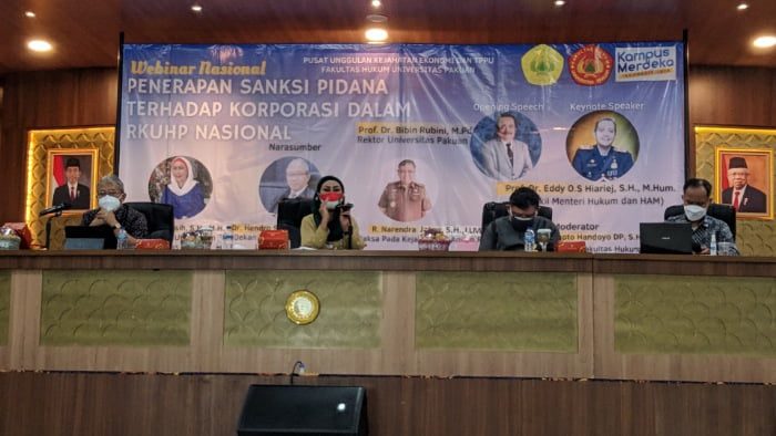 Headline Nasional | FH Universitas Pakuan Bahas Penerapan Sanksi Pidana Bagi Korporasi dalam RKUHP Nasional