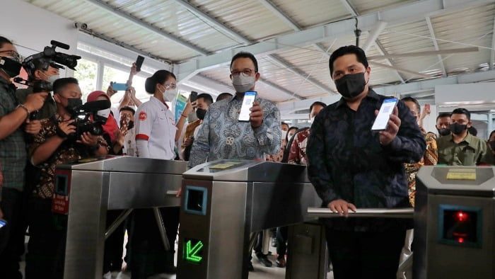 Headline Nasional | Anies Bersama Erick Thohir Resmikan Integrasi Transportasi Jabodetabek