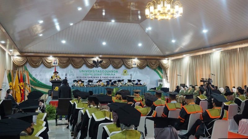 UNIDA Bogor Lantik 345 Wisudawan/Wisudawati Dalam Wisuda Sarjana dan Pascasarjana