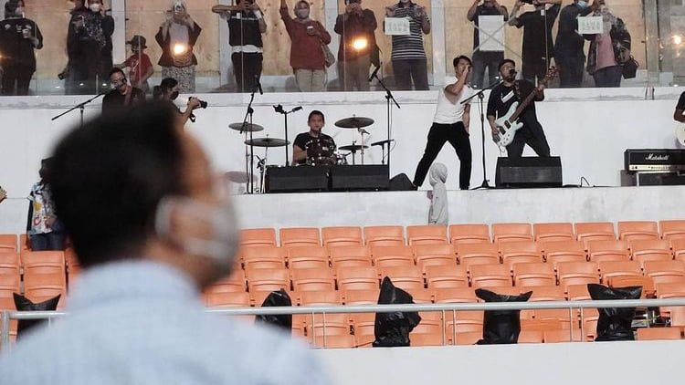 Headline Nasional | Nidji Cek Sound System JIS, Anies Beri Tepuk Tangan