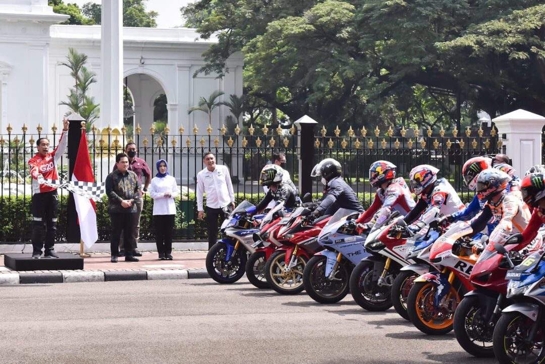 20 Pembalap MotoGP Bertemu Presiden Jokowi di Istana Negara