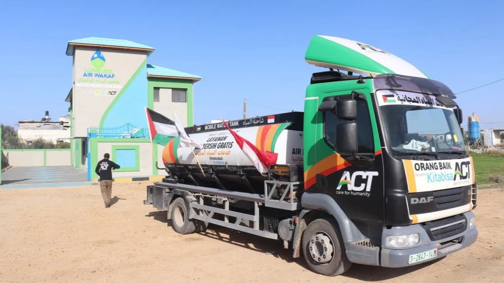 Lumbung Air Wakaf Warga Bantul Pasok Kebutuhan Ribuan Warga Gaza