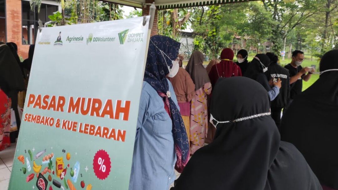KolaborAksi Dompet Dhuafa & Agrinesia Hadirkan Pasar Berkah Ramadan