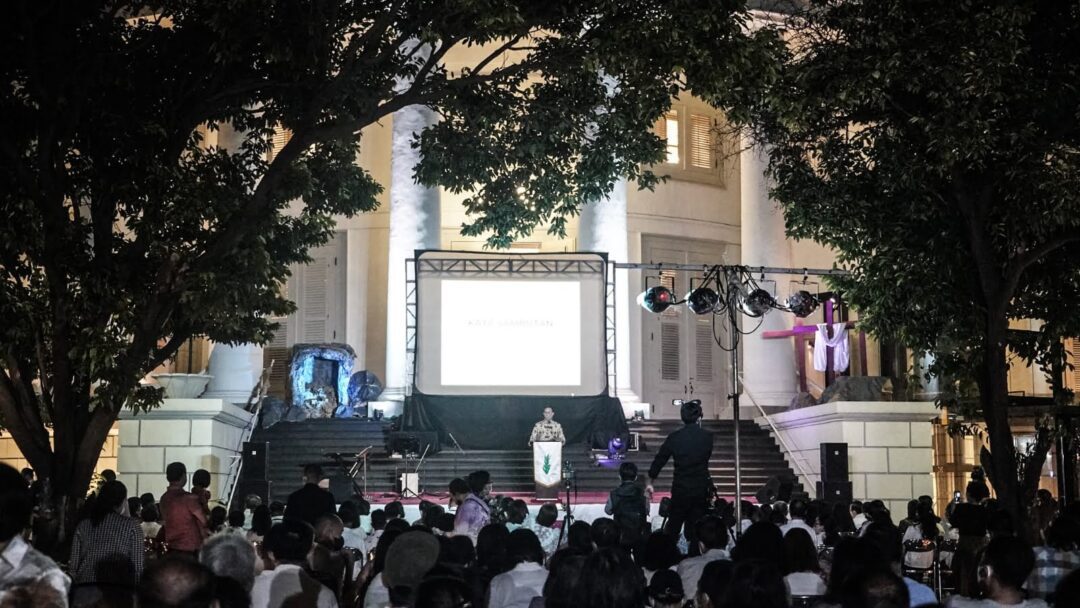Hadiri Fajar Paskah GPIB Imanuel, Anies Sampaikan Ini