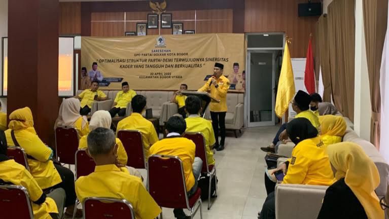 Konsolidasi Internal Partai Golkar Kota Bogor Targetkan Menang di Pemilu 2024