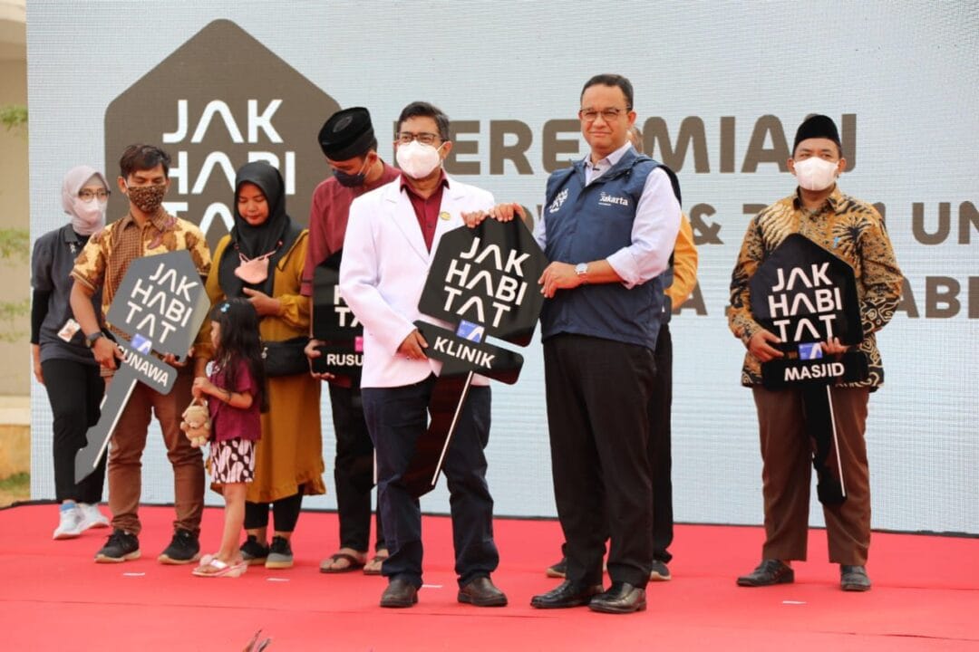 Pemprov DKI Pecahkan Rekor,  Anies Resmikan 33 Tower dan 7.421 Unit Rusunawa