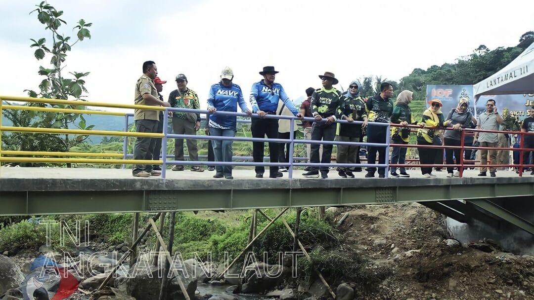 Resmikan Jembatan di Bogor, Kasal Yudo Margono Didoakan Jadi Panglima TNI