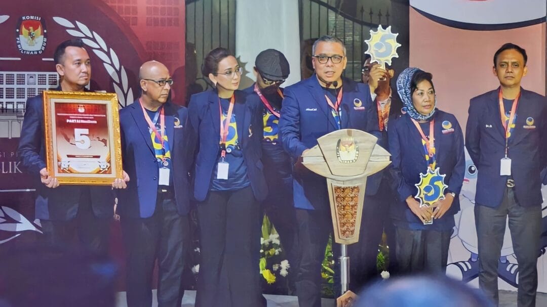 Pertahankan Nomor Urut 5, NasDem Optimis Sambut Pemilu 2024