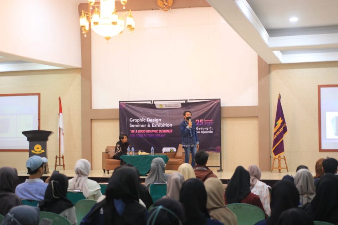 Tunjang Skill Kekinian, Sains Komunikasi Fisipkom UNIDA Hadirkan Desainer Grafis Profesional