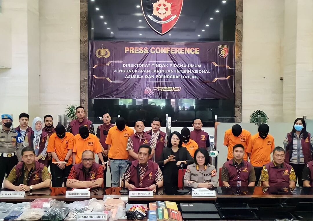 Bareskrim Ungkap Kasus Pornografi Internasional dan Perjudian Online