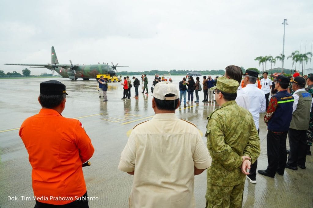 Prabowo Lepas Bantuan Kemanusian ke Turki