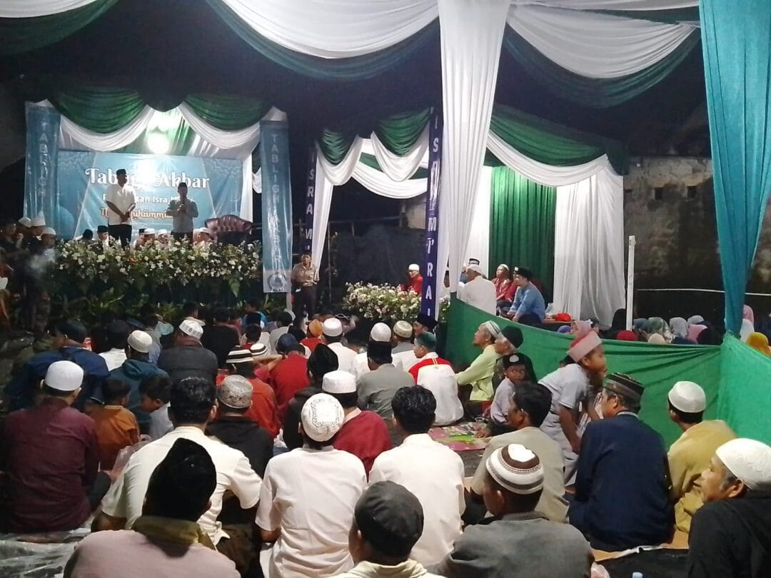 Peringatan Isra Mi’raj, Lurah Cikaret Sampaikan Pesan Moral ke Warga Dukuh Jawa