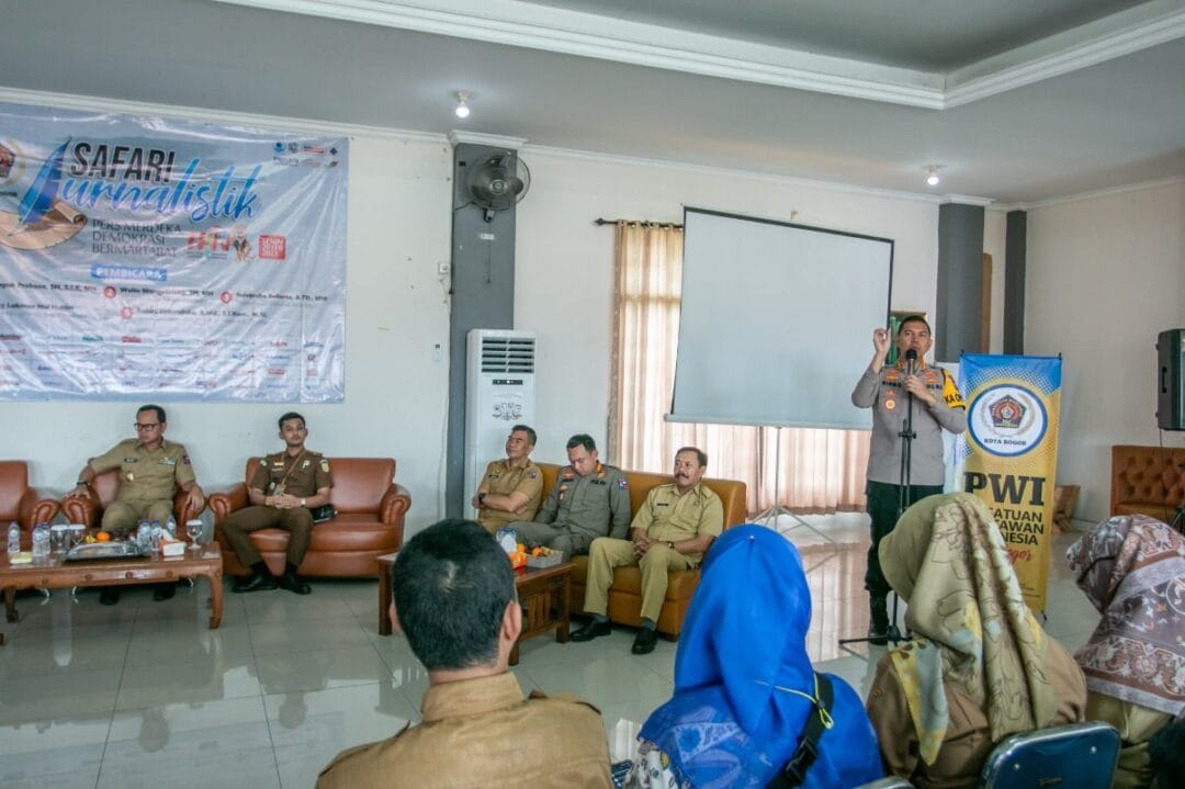 Safari Jurnalistik PWI, Kapolresta Bogor Kota Ingatkan Pentingnya Toleransi
