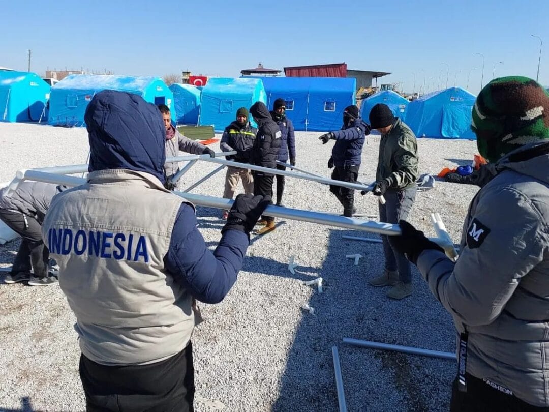 29 Unit Tenda Rumkitlap di Turki Telah Siap Beroperasi