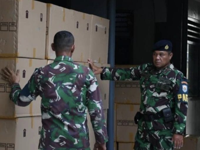 Lanal Banten Gagalkan Penyelundupan 1 Truk Rokok Ilegal