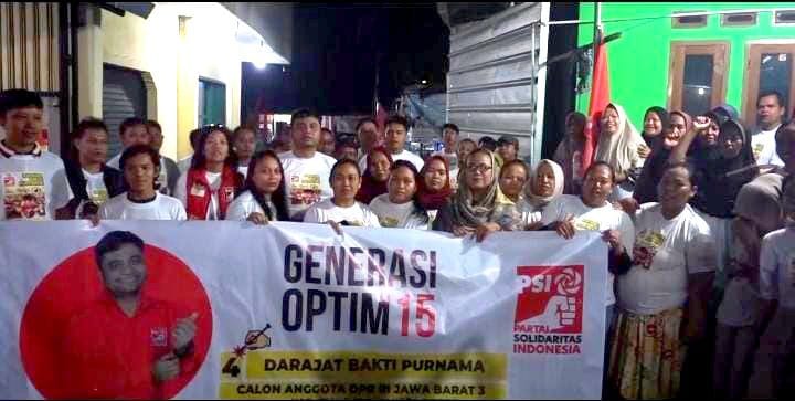 Caleg PSI Darajat Bakti Purnama Hidupkan Antusiasme Pemilu Warga Kelurahan Bubulak