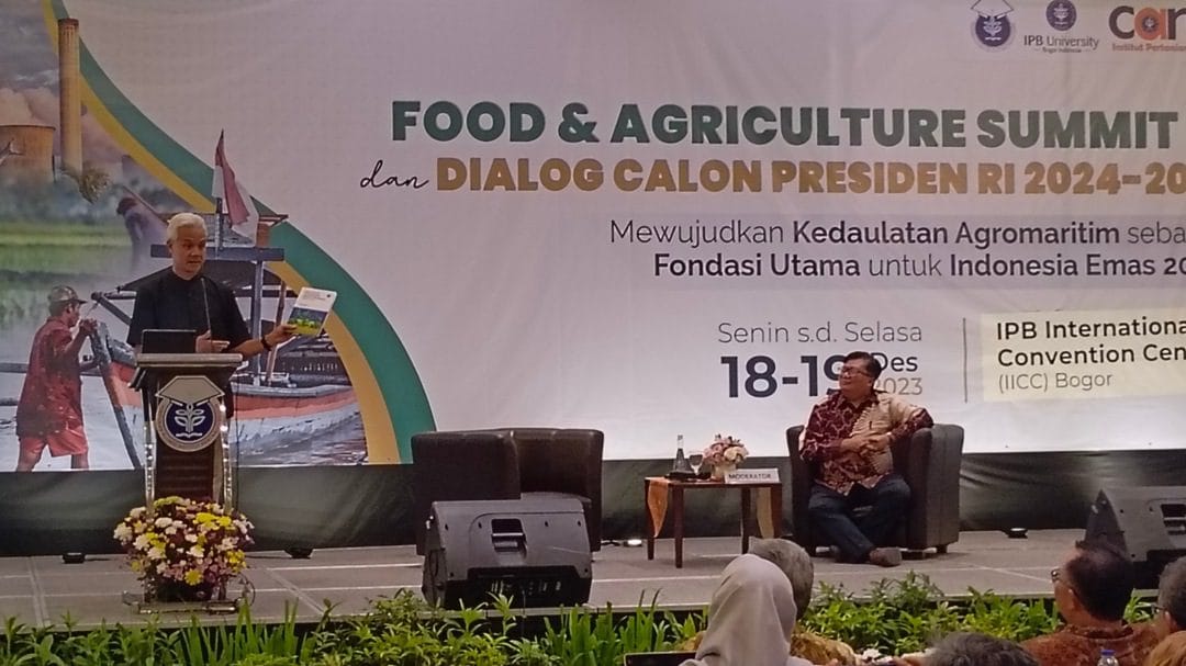 Capres Ganjar Pranowo Apresiasi Konsep Kedaulatan Agro Maritim IPB
