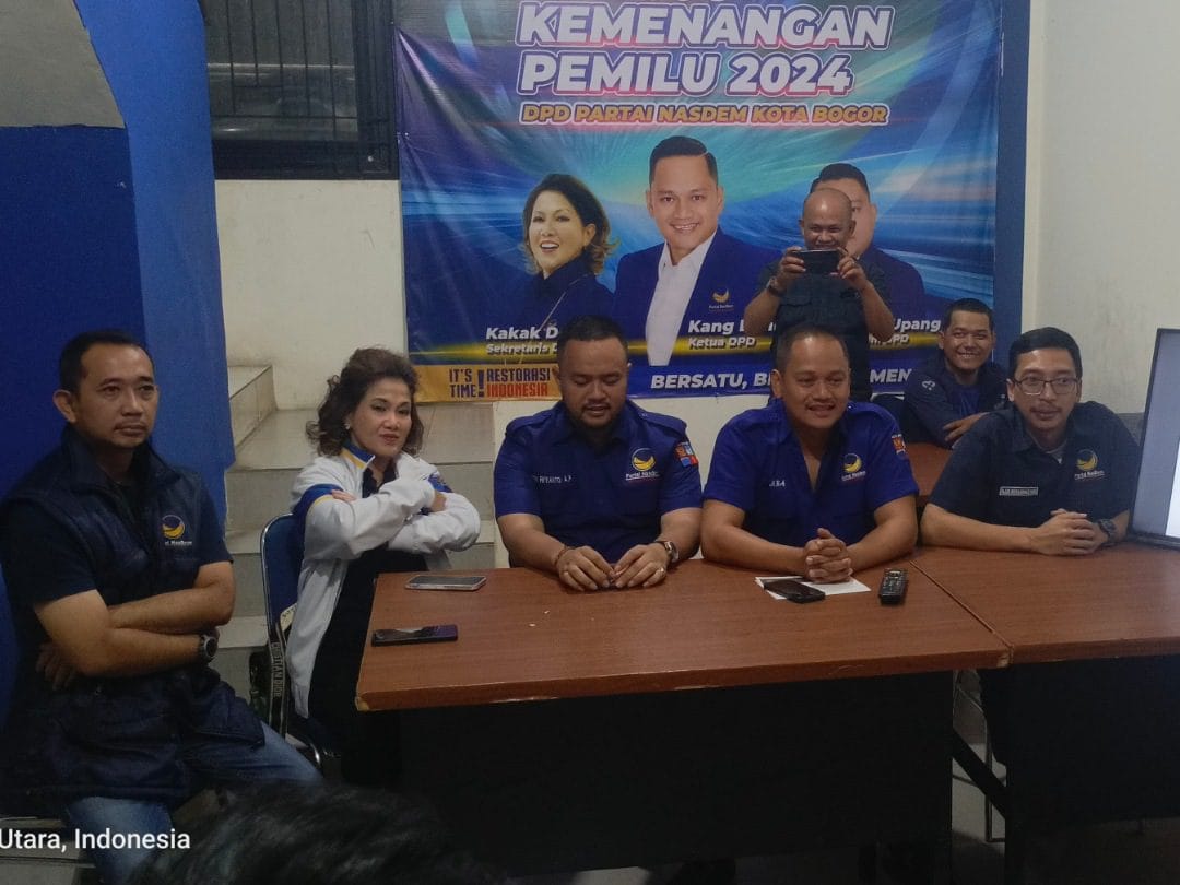 Tabulasi Internal Partai, NasDem Kota Bogor Raih Empat Kursi di Pemilu 2024