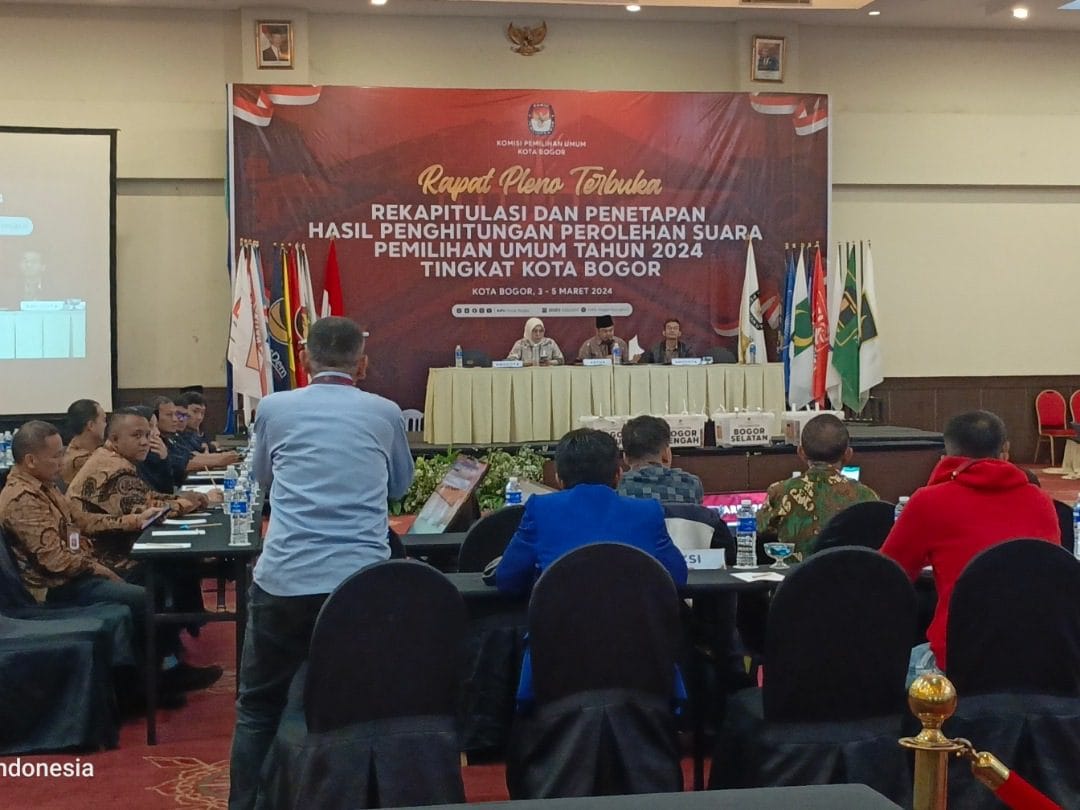 KPU Kota Bogor Optimis Rapat Pleno Tingkat Kota Selesai Sesuai Jadwal