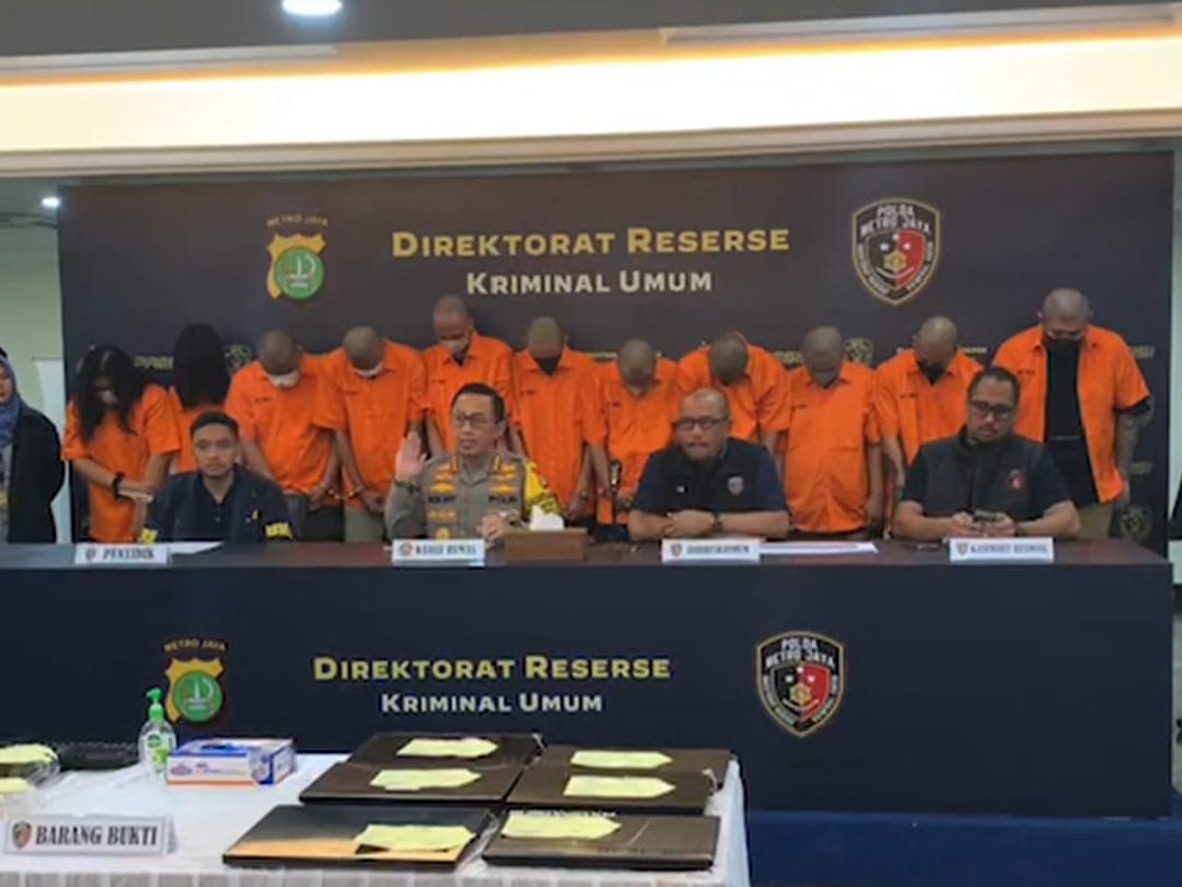 Markas Judi Online di Tangerang Dibongkar Polisi, 11 Pelaku Ditangkap