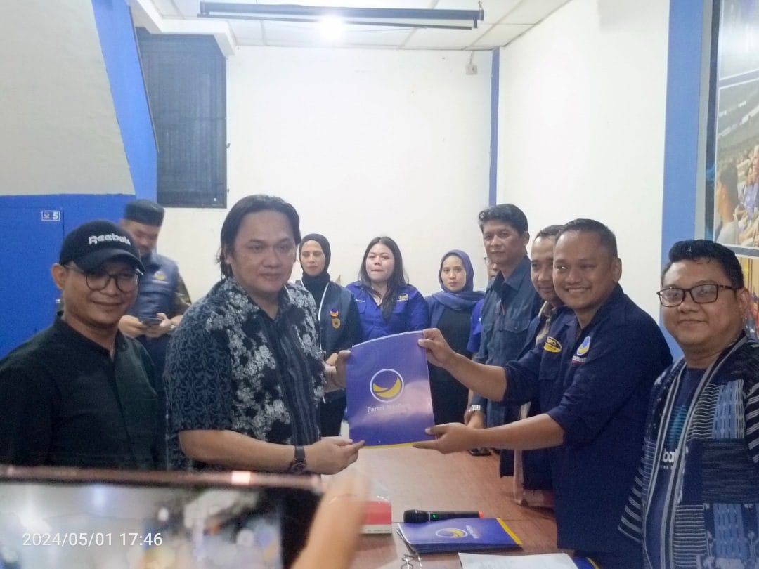 Farhat Abbas Pendaftar Pertama Bacawalkot Bogor Partai NasDem
