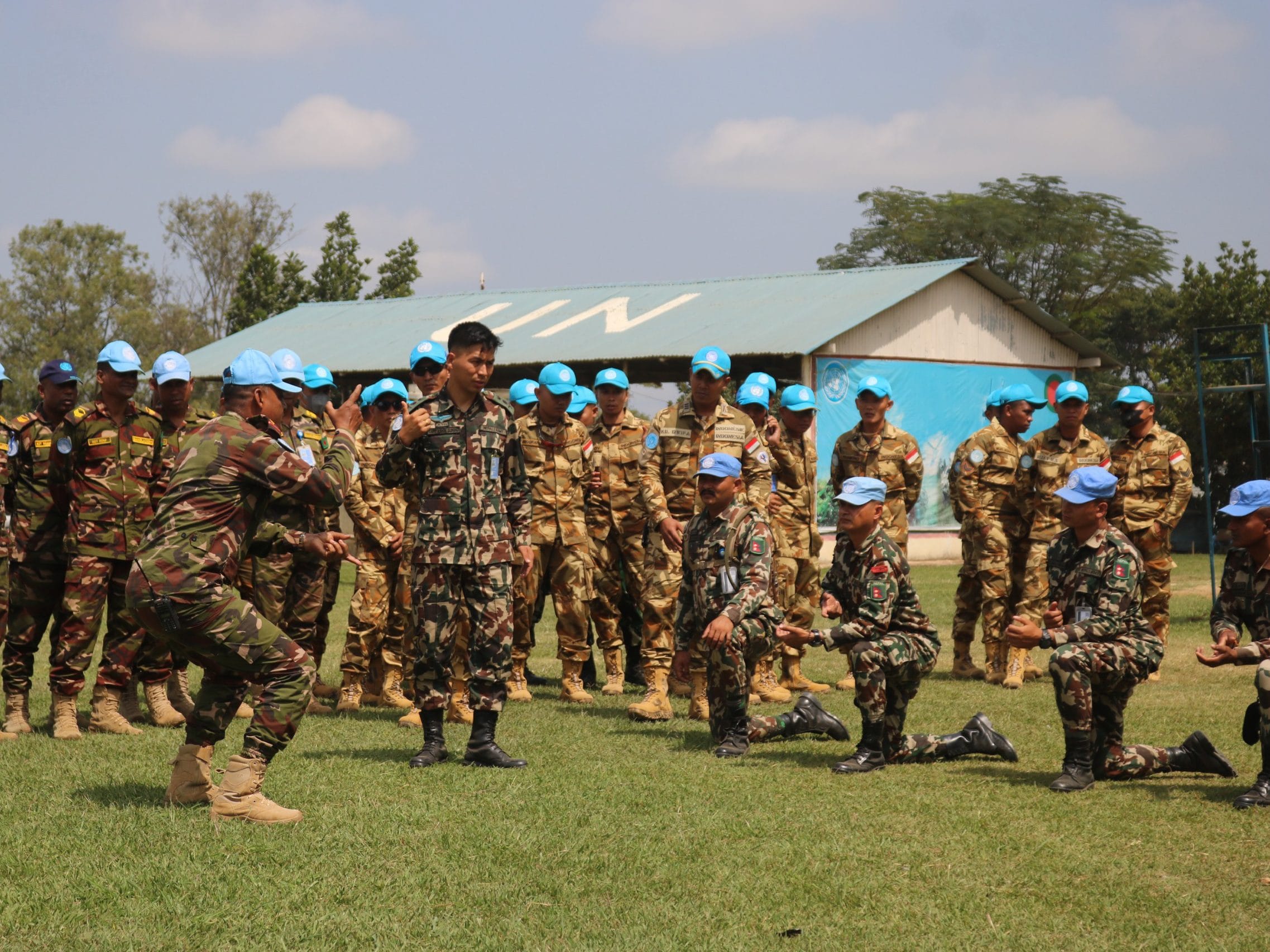 Kontingen Garuda Gelar Pelatihan Militer Intensif Untuk Angkatan Darat Kongo