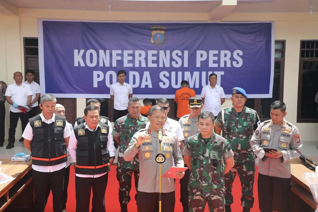 Polisi Ringkus 2 Eksekutor Pembakaran Rumah Wartawan di Karo