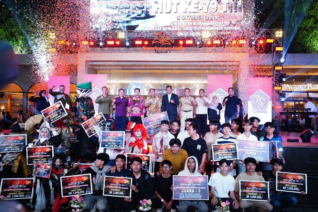 Panglima TNI Hadiri Awarding Ceremony Tournament E-Sport di Bekasi