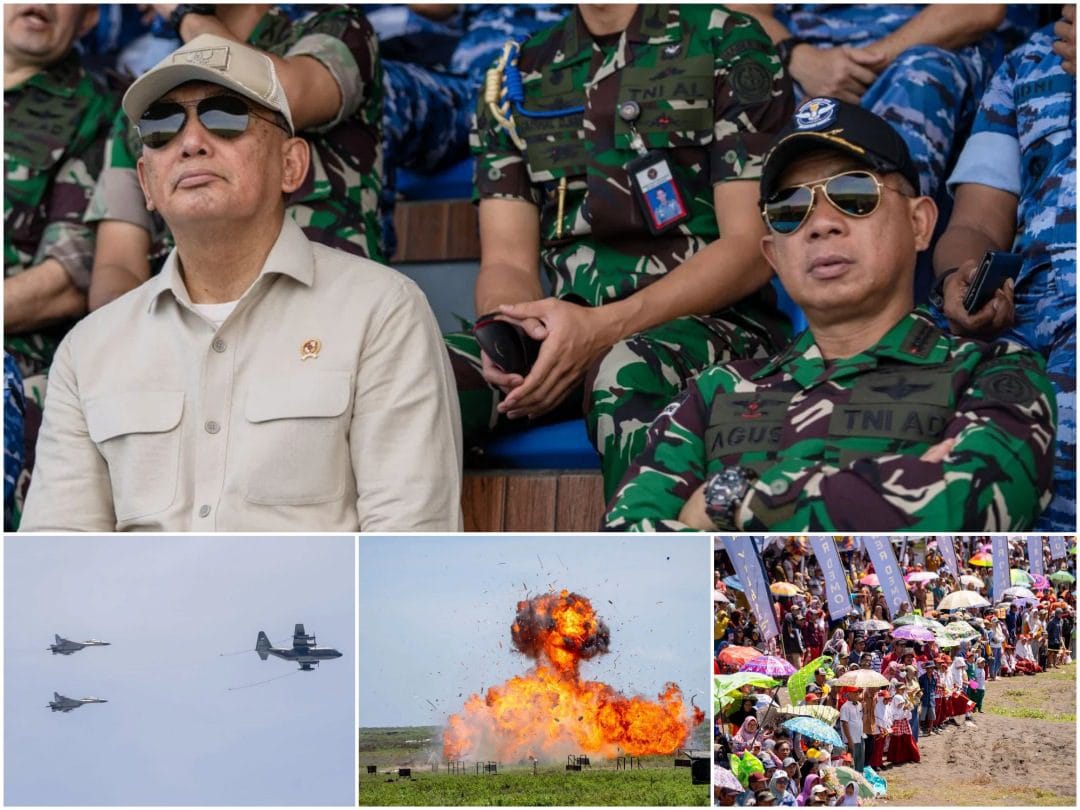 Panglima TNI Hadiri Puncak Fire Power Demo Latihan Angkasa Yudha 2024