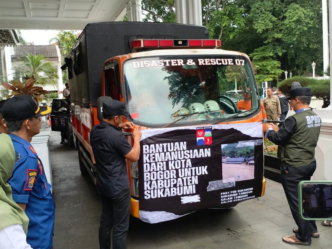 Pemkot Bogor Kirim Bantuan Kemanusiaan ke Sukabumi