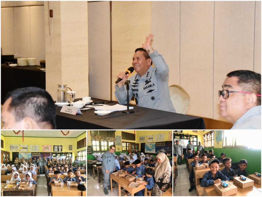 Bakamla RI Gelar Program Makan Bergizi Untuk 2.500 Siswa SD