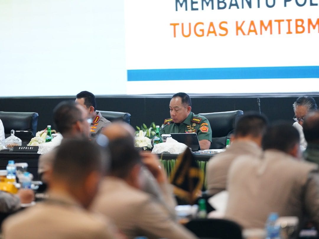Panglima TNI Hadiri Rakor Kesiapan Operasi Lilin 2024 Pengamanan Nataru