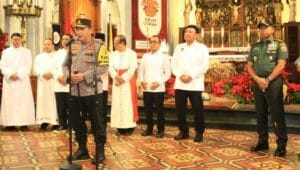 Kapolri dan Panglima TNI Cek Kesiapan Pengamanan Misa Malam Natal di Gereja Katedral Jakarta