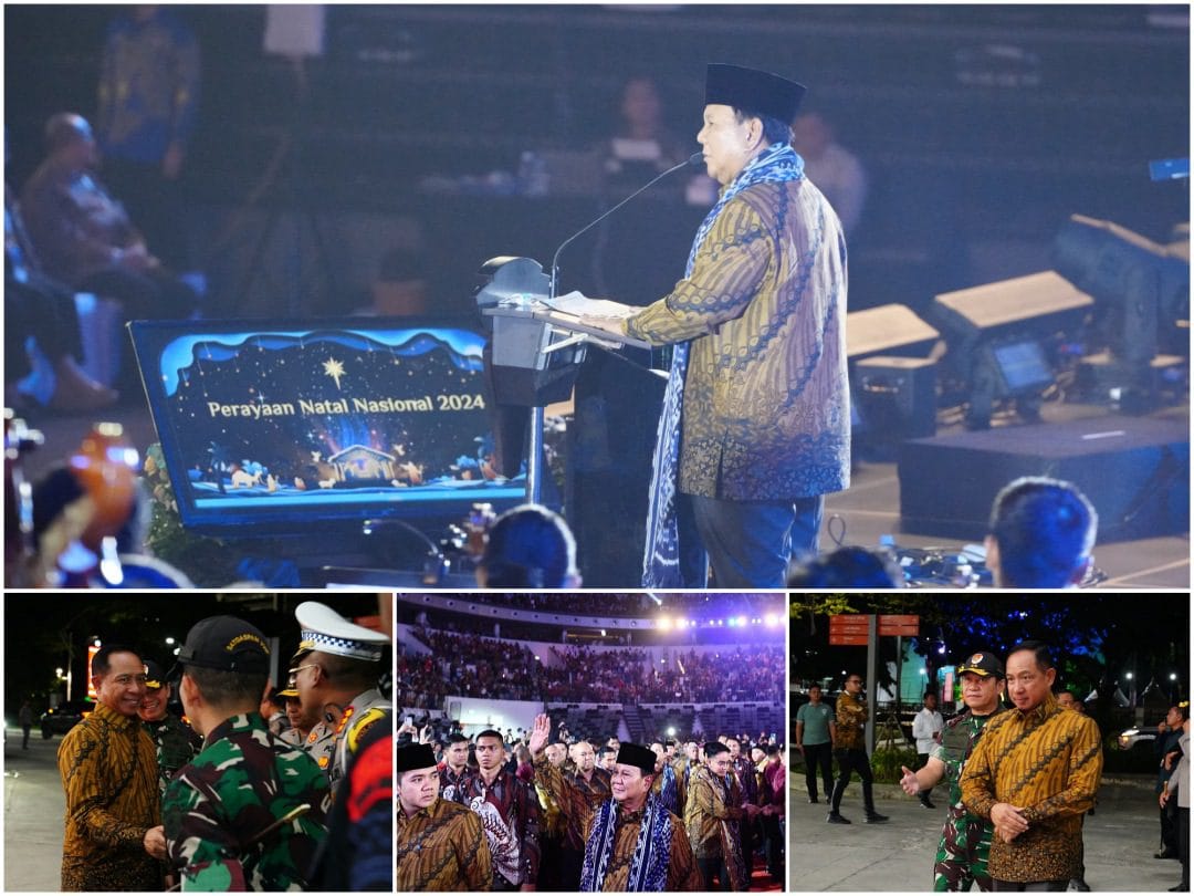 Panglima TNI Hadiri Puncak Perayaan Natal 2024 di Gelora Bung Karno