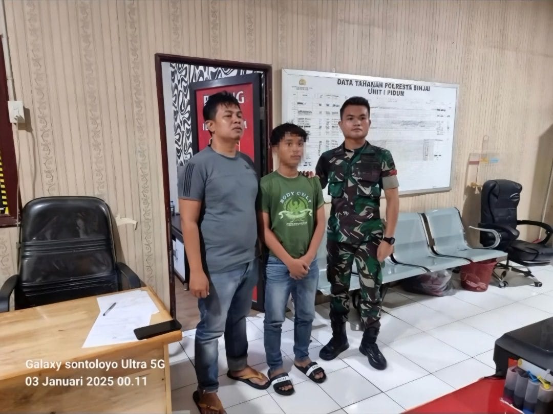 Prajurit Kodam Bukit Barisan Gagalkan Aksi Begal, Satu Pelaku Ditangkap