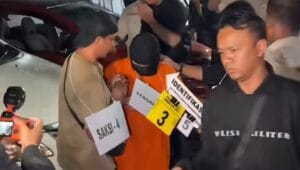 3 Oknum Anggota TNI AL Jalani Rekonstruksi Kasus Penembakan Bos Mobil Rental