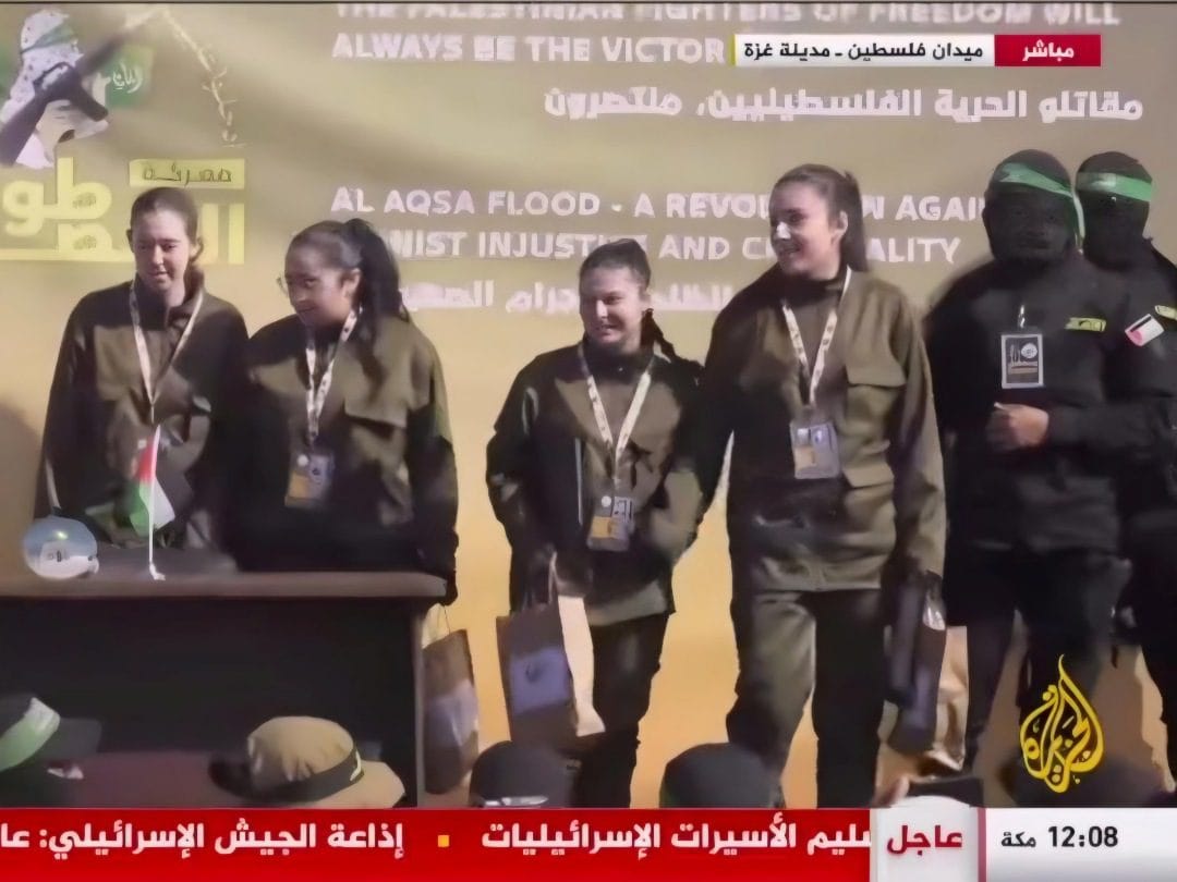 Hamas Bebaskan Empat Tentara Perempuan Israel, 200 Tahanan Palestina Dibebaskan