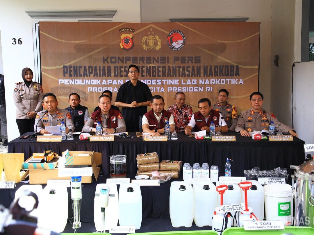 Bongkar Laboratorium Narkoba di Bogor,  Polisi Buru 2 DPO Pengendali