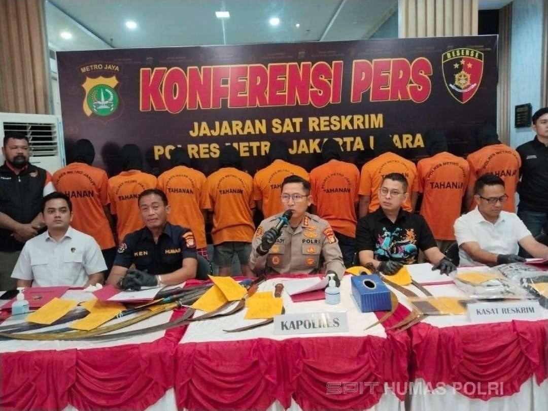 Polisi Ungkap Kasus Tawuran di Penjaringan, 9 Orang Ditetapkan Tersangka
