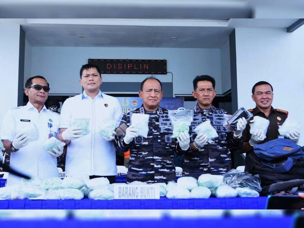 TNI AL Gagalkan Penyelundupan 60.000 Pil Ekstasi Asal Malaysia