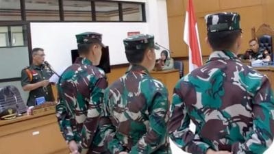 Oditur Militer Minta Hakim Tolak Pleidoi Tiga Prajurit TNI AL