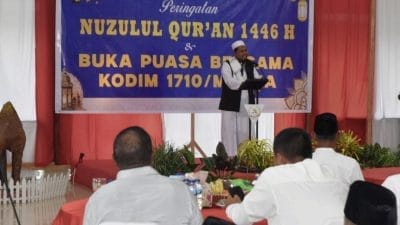 Kodim 1710/Mimika Peringati Nuzulul Qur’an 1446 H dan Gelar Buka Puasa Bersama