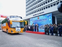 Panglima TNI Lepas Mudik Gratis Keluarga Besar Mabes TNI