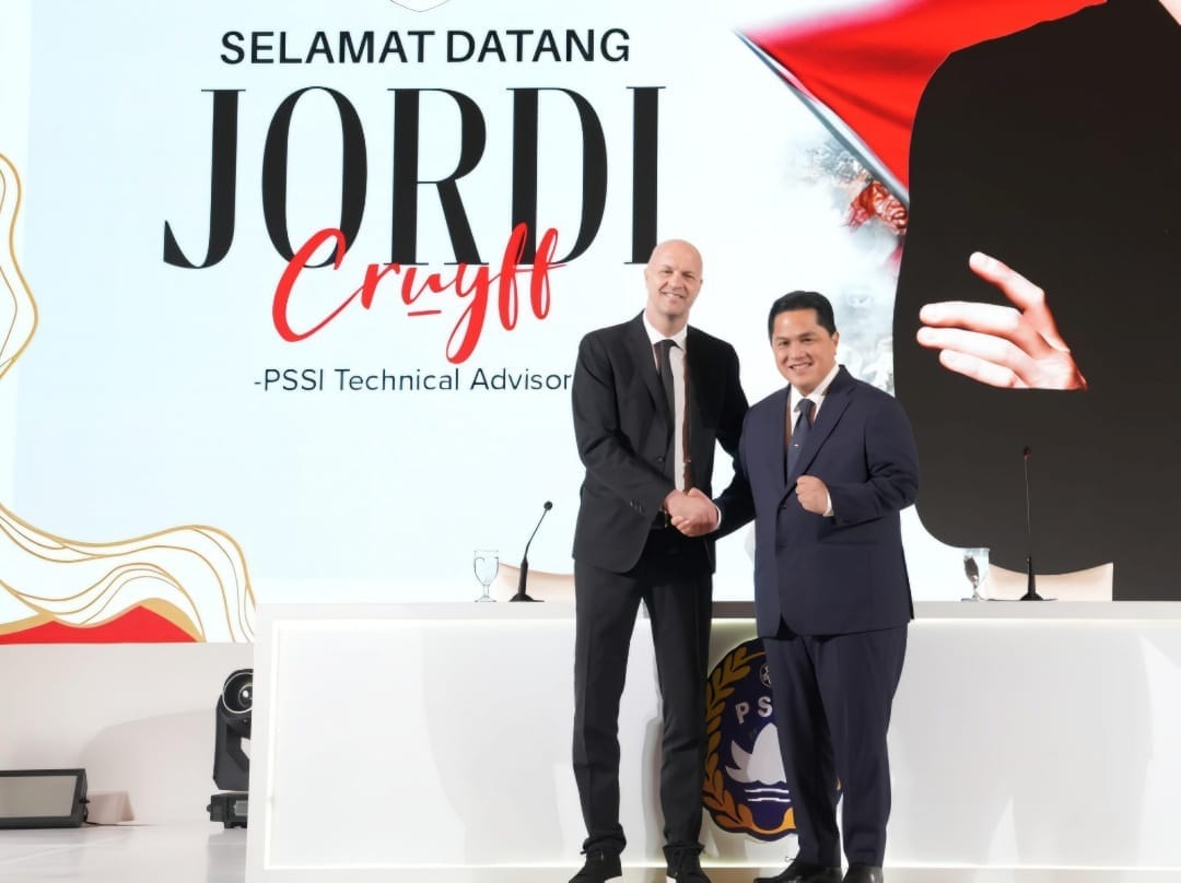 PSSI Resmi Perkenalkan Jordi Cruyff Resmi Jadi Technical Advisor Timnas Indonesia