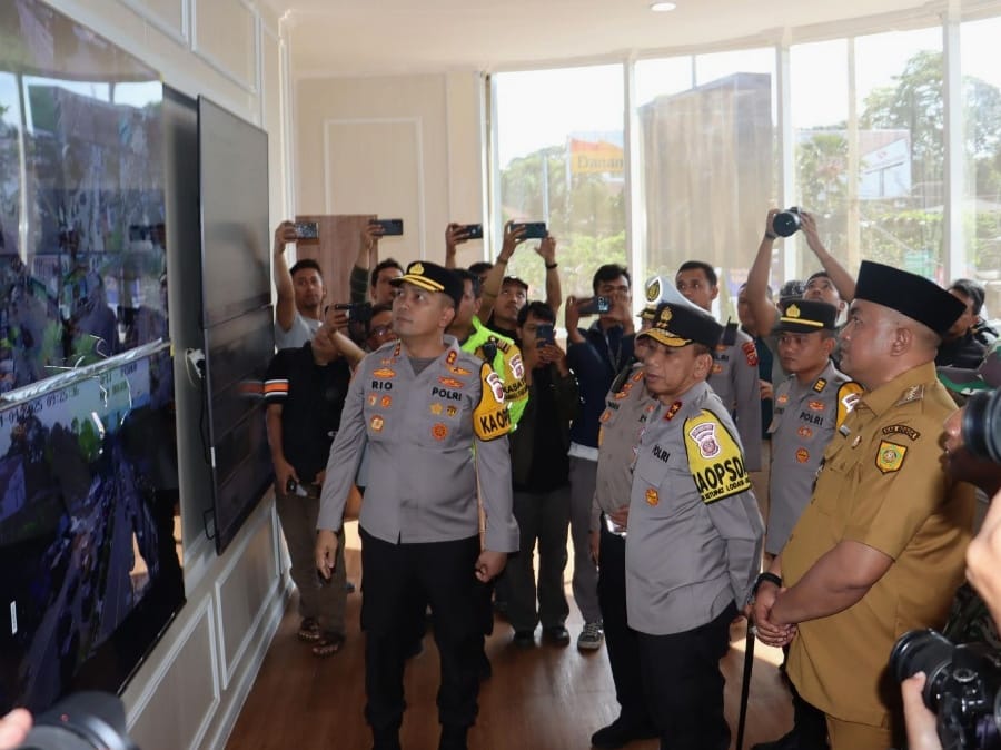Kapolda Jabar Tinjau Pos Pam Gadog, Pastikan Kesiapan Pengamanan Arus Balik Lebaran